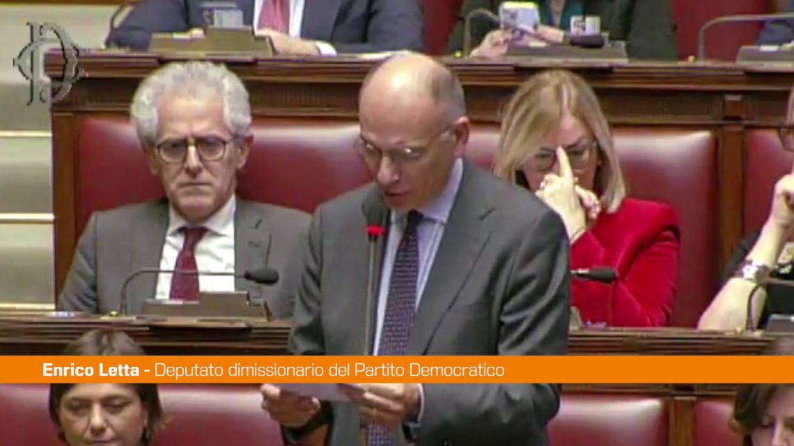 Il commiato di Letta dalla Camera “No alla polarizzazione estrema” Il commiato di Letta dalla Camera “No alla polarizzazione estrema”