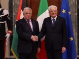 Mattarella incontra il presidente della Palestina