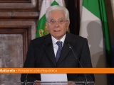 Mattarella “Tenuta istituzioni è unico argine a usurpatori sovranità”