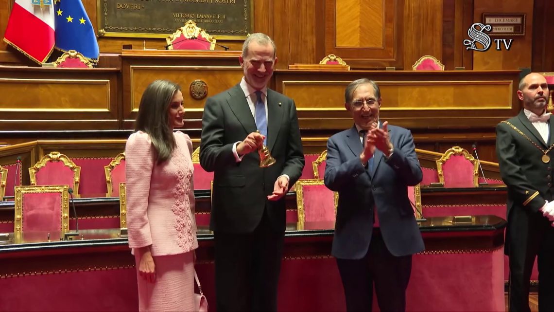 La visita dei Reali di Spagna in Senato, le immagini La visita dei Reali di Spagna in Senato, le immagini