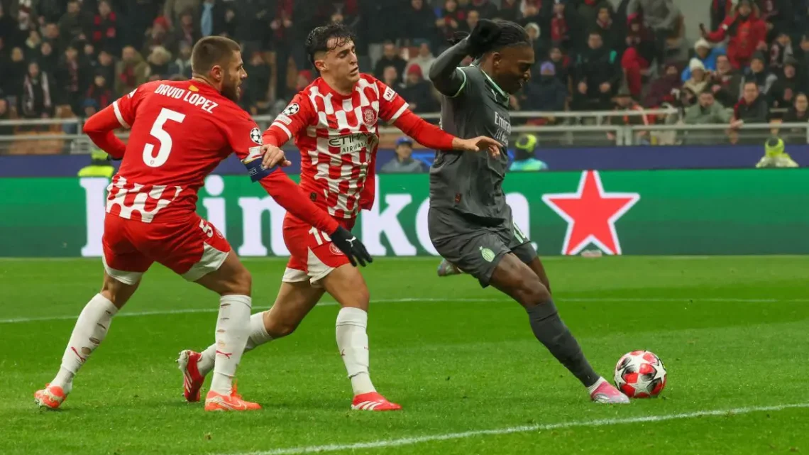 Leao stende il Girona, Milan vicino agli ottavi di Champions Leao stende il Girona, Milan vicino agli ottavi di Champions