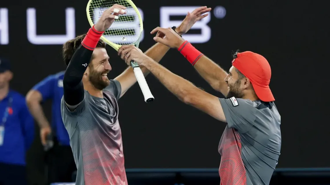 Bolelli-Vavassori in finale di doppio agli Australian Open Bolelli-Vavassori in finale di doppio agli Australian Open