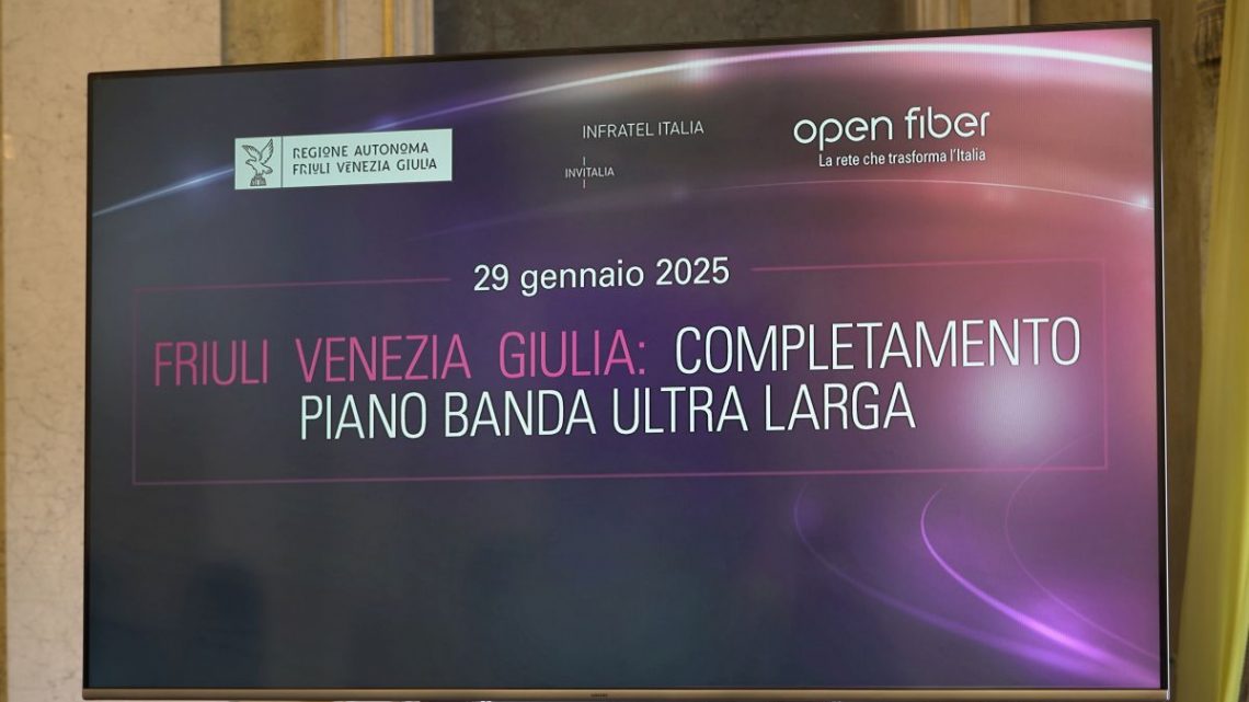 Open Fiber completa il piano banda ultra larga in Friuli Venezia Giulia Open Fiber completa il piano banda ultra larga in Friuli Venezia Giulia