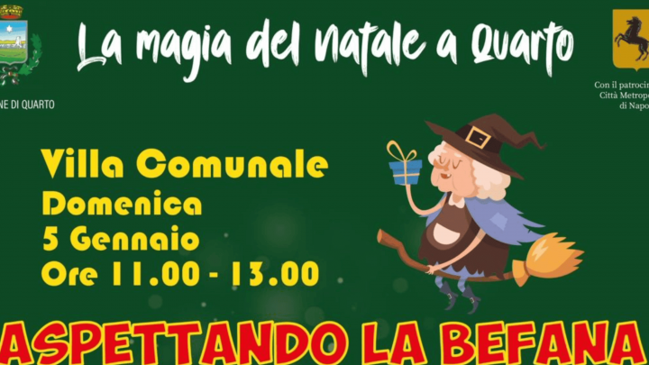 “Aspettando la Befana” chiude la “Magia del Natale” di Quarto