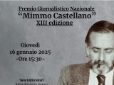 Giornalismo: giovedi a Pagani il Premio “Mimmo Castellano”