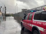 Maltempo nel Catanese, vigili del fuoco in azione