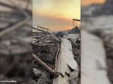 Los Angeles, Paris Hilton mostra la sua casa distrutta dalle fiamme