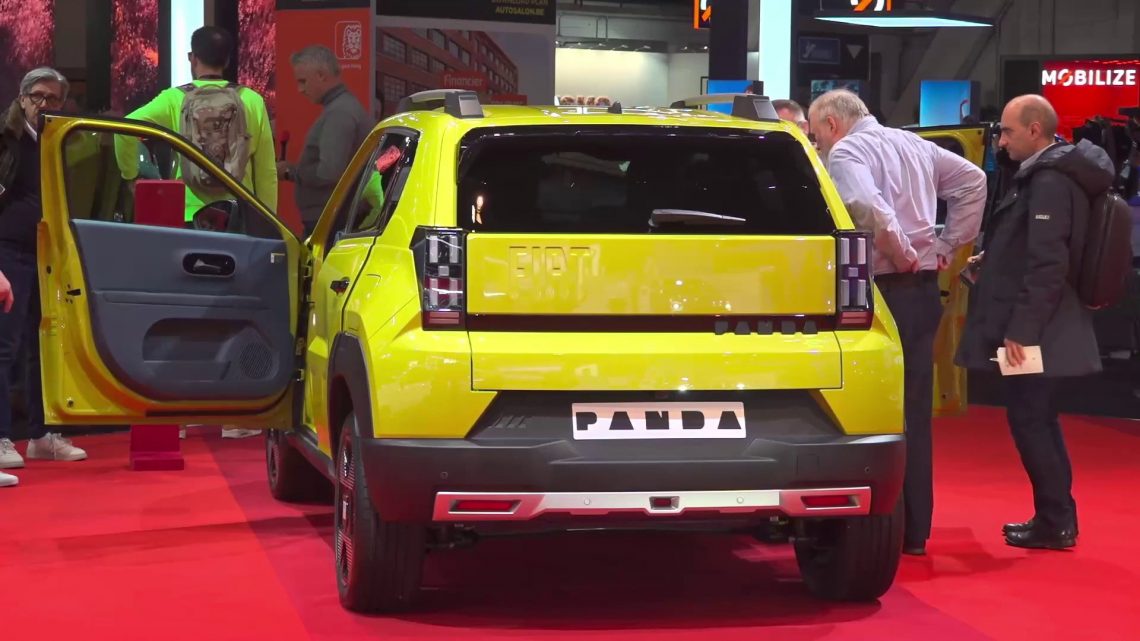 Fiat, la Grande Panda al Salone dell’Auto di Bruxelles