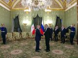Russia, Putin incontra il presidente dell’Iran Pezeshkian