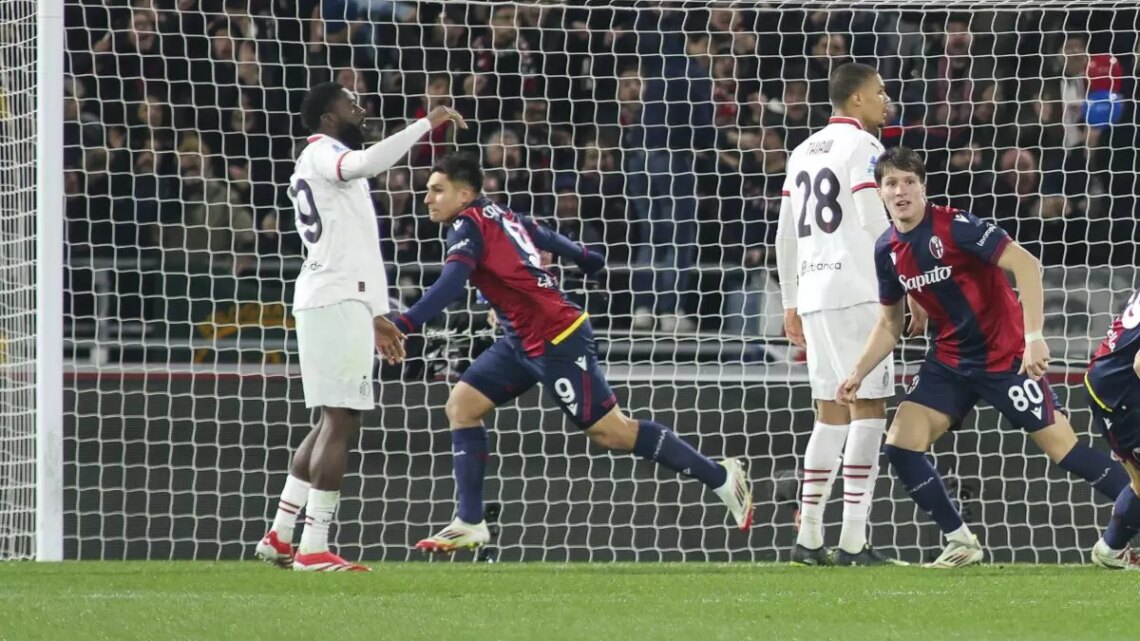 Leao illude il Milan, il Bologna la ribalta e vince 2-1 Leao illude il Milan, il Bologna la ribalta e vince 2-1