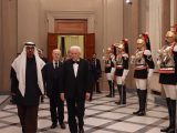 Mattarella riceve al Quirinale il presidente degli Emirati Arabi Uniti