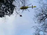 Viterbo, soccorsa in elicottero escursionista alla Mola di Corviano