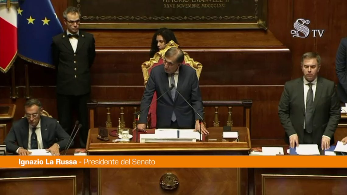 La Russa ricorda in Aula Attanasio, Iacovacci e Milambo La Russa ricorda in Aula Attanasio, Iacovacci e Milambo