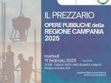 Prezzario Opere pubbliche Regione Campania 2025