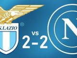 Serie A, il Napoli continua a pareggiare con la Lazio e’ 2-2