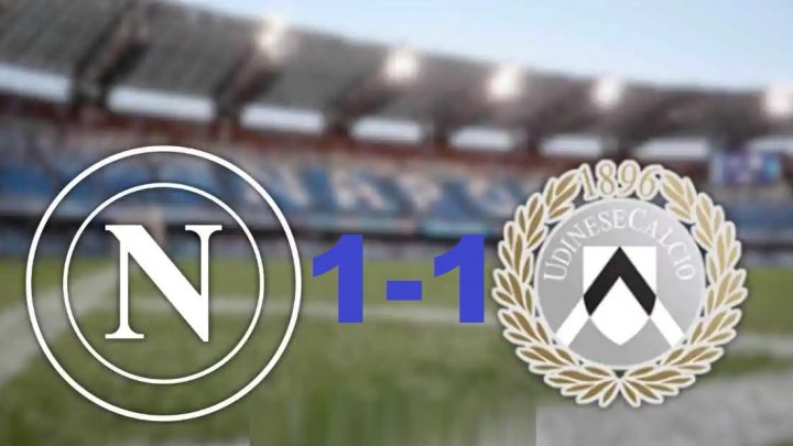 Serie A, al Maradona l’Udinese non fa allungare il Napoli