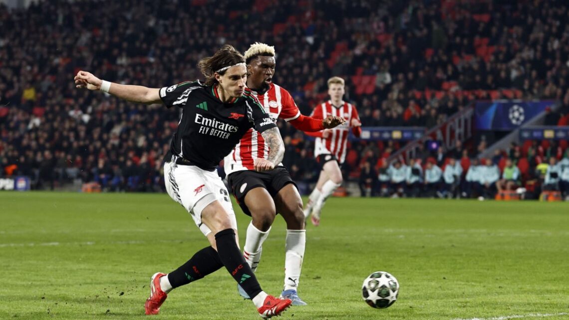 L’Arsenal ne fa sette in casa Psv, in gol anche Calafiori L’Arsenal ne fa sette in casa Psv, in gol anche Calafiori