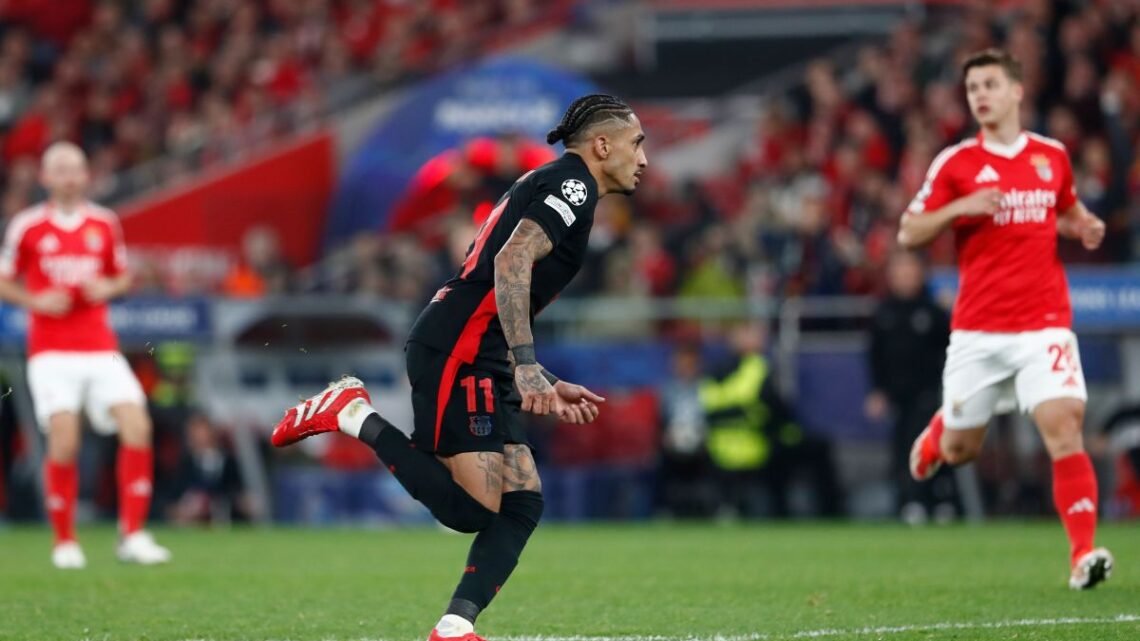 Il Barça passa in casa del Benfica, decide Raphinha Il Barça passa in casa del Benfica, decide Raphinha
