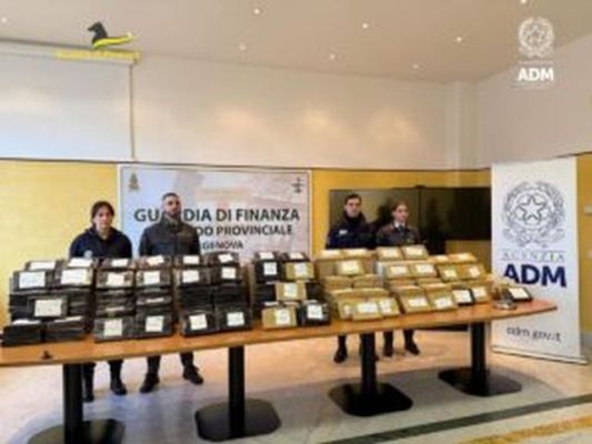 Blitz al porto di Genova, sequestrati 240 chili di cocaina Blitz al porto di Genova, sequestrati 240 chili di cocaina