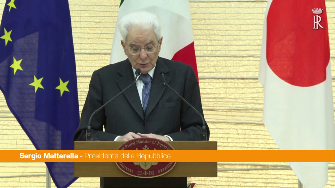 Ucraina, Mattarella “Giappone e Italia auspicano una pace giusta” Ucraina, Mattarella “Giappone e Italia auspicano una pace giusta”