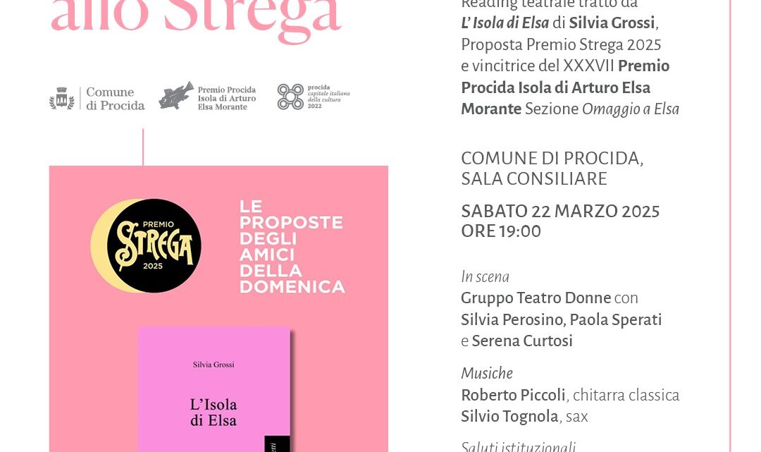 Cultura: Procida alla conquista del Premio Strega Cultura: Procida alla conquista del Premio Strega