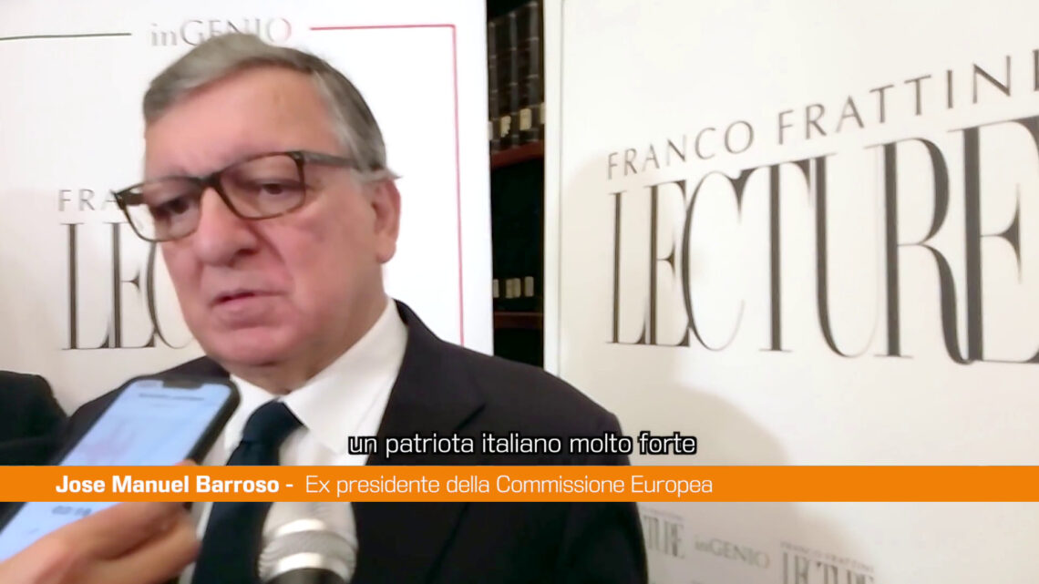 Ue, Barroso “Frattini grande europeista e patriota” Ue, Barroso “Frattini grande europeista e patriota”