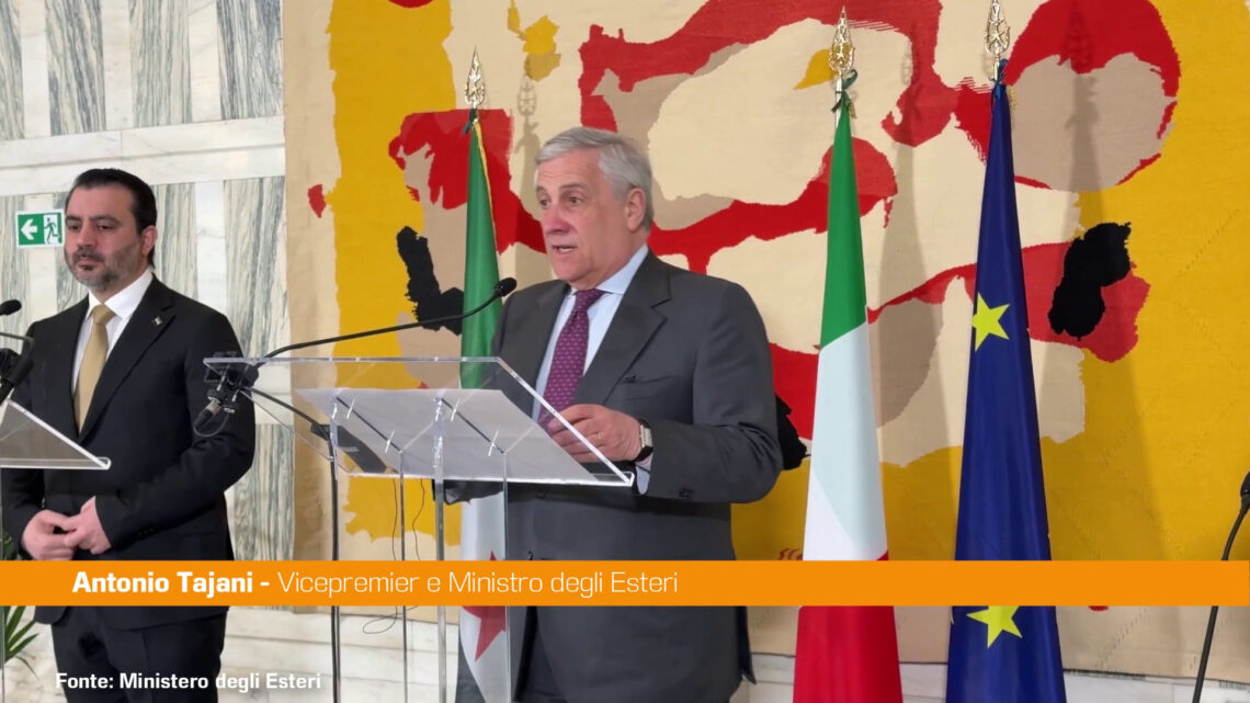 Siria, Tajani “Transizione sia pacifica e inclusiva” Siria, Tajani “Transizione sia pacifica e inclusiva”