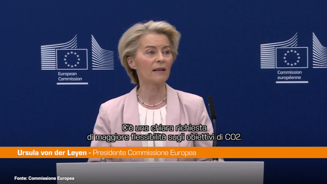 Automotive, Von der Leyen “Tre anni per adeguarsi ai target CO2” Automotive, Von der Leyen “Tre anni per adeguarsi ai target CO2”