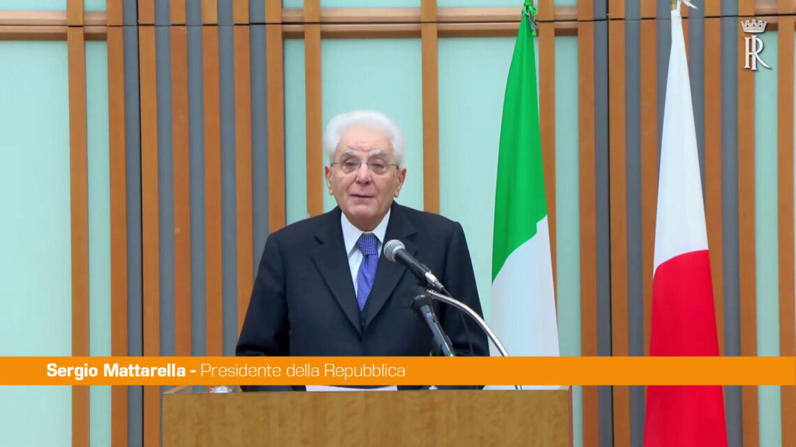 Mattarella “Giappone e Italia impegnate nella transizione verde” Mattarella “Giappone e Italia impegnate nella transizione verde”