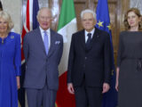 Mattarella riceve al Quirinale i Reali britannici Carlo III e Camilla