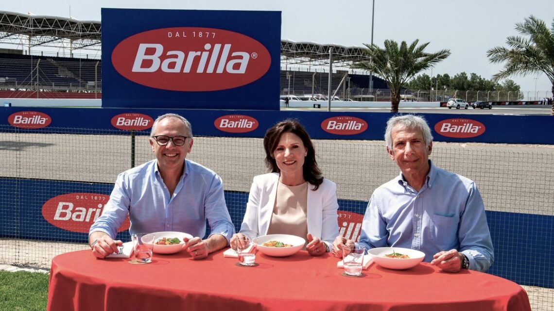 Barilla mette a tavola la F1 Barilla mette a tavola la F1