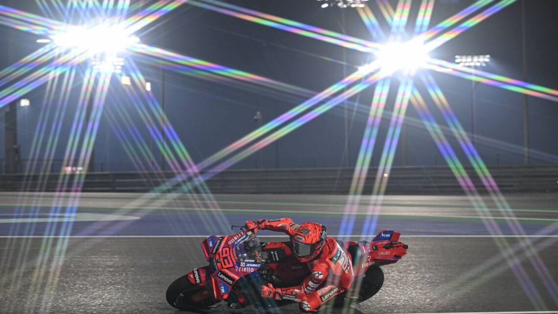Marc Marquez in pole in Qatar davanti ad Alex, Bagnaia in 4^ fila Marc Marquez in pole in Qatar davanti ad Alex, Bagnaia in 4^ fila