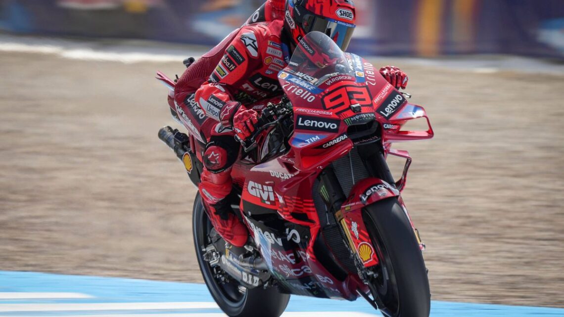 Marc Marquez vince la sprint anche a Jerez davanti ad Alex e Bagnaia Marc Marquez vince la sprint anche a Jerez davanti ad Alex e Bagnaia