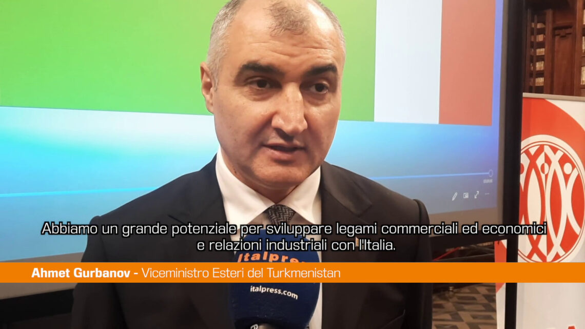 Gurbanov “Grande potenziale relazioni economiche Italia-Turkmenistan” Gurbanov “Grande potenziale relazioni economiche Italia-Turkmenistan”
