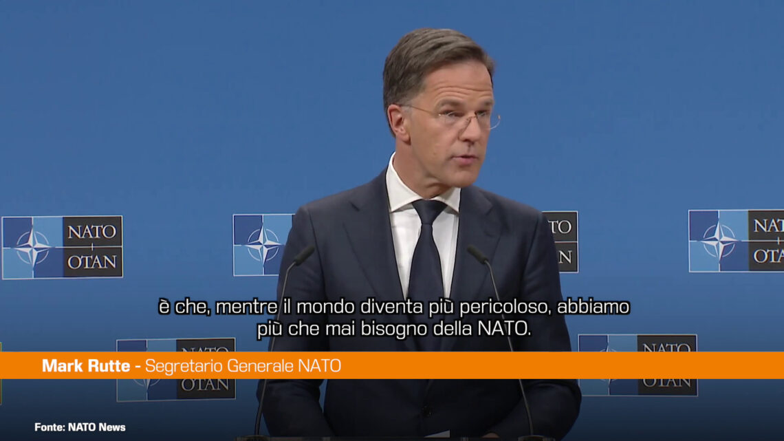 Difesa, Rutte “Abbiamo più che mai bisogno della Nato” Difesa, Rutte “Abbiamo più che mai bisogno della Nato”