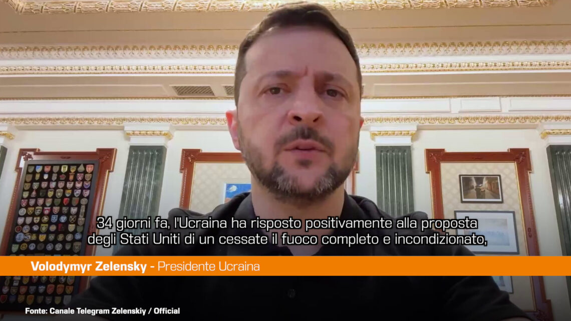 Zelensky “Putin non vuole il cessate il fuoco” Zelensky “Putin non vuole il cessate il fuoco”