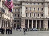L’arrivo di Vance a Palazzo Chigi, le immagini