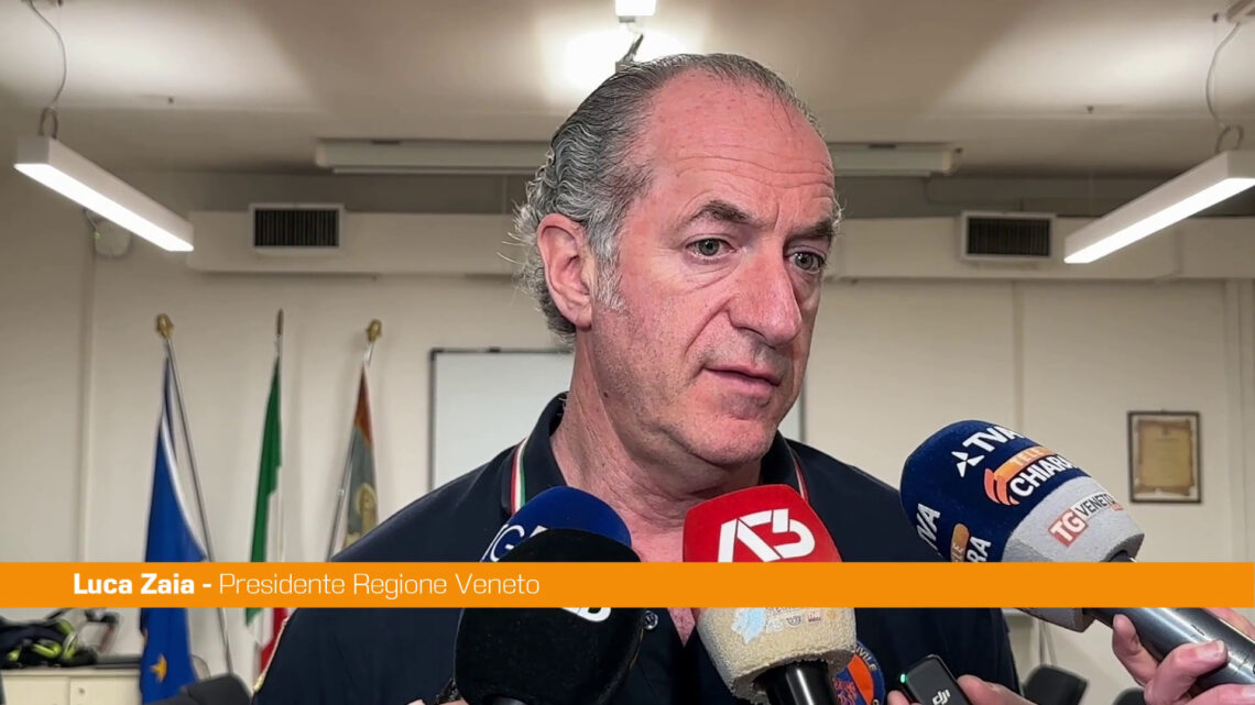 Maltempo, Zaia “Emergenza a 360 gradi, Veneto piange due vittime”