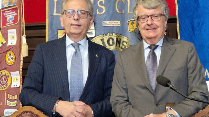 I Lions Club Capri consegnano il premio di Eccellenza del Territorio al prof. Giorgio Ventre