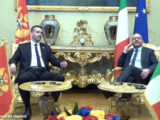 Fontana riceve il premier montenegrino Spajic a Montecitorio