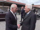 Mattarella e re Carlo III al complesso architettonico Testaccio
