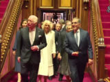 Re Carlo III e la regina Camilla in visita al Senato