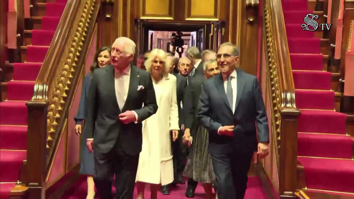 Re Carlo III e la regina Camilla in visita al Senato Re Carlo III e la regina Camilla in visita al Senato