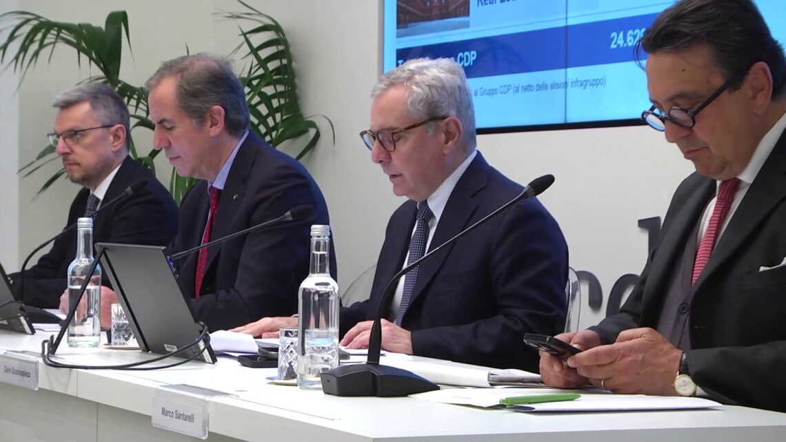 CDP, nel 2024 utile netto da record a 3,3 mld CDP, nel 2024 utile netto da record a 3,3 mld