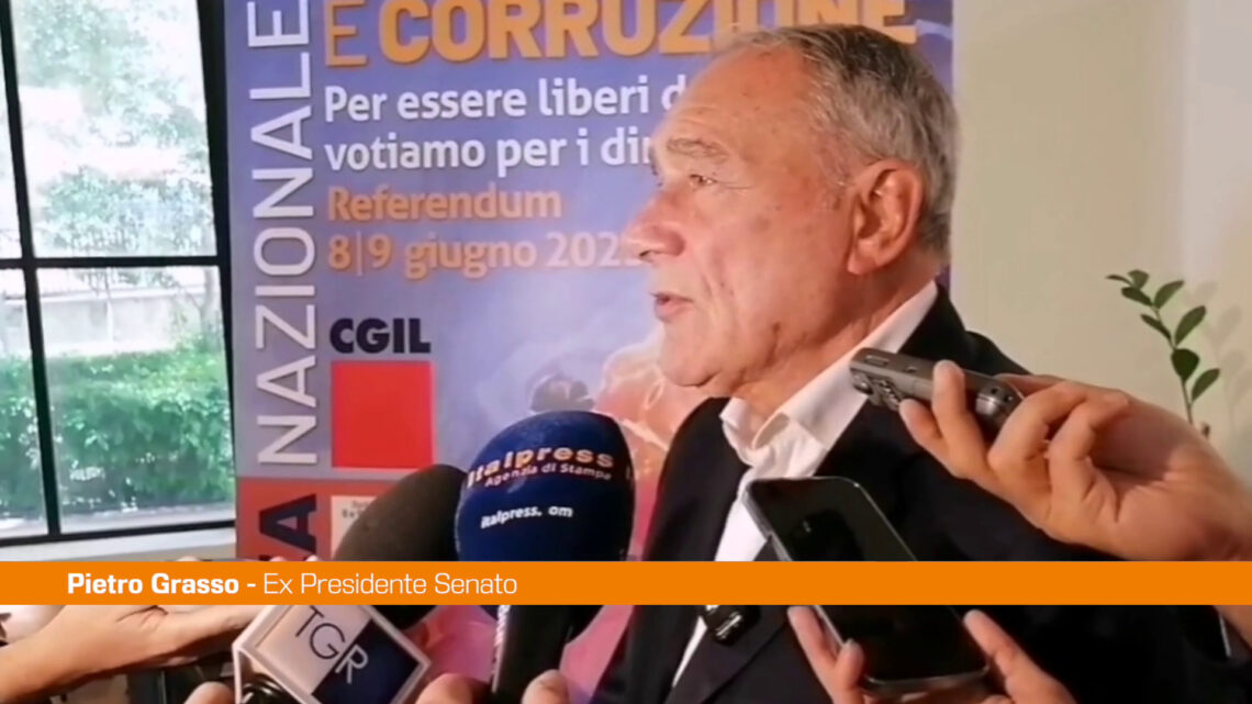 Grasso “Non si parla più di mafia, sembra quasi che non esista più” Grasso “Non si parla più di mafia, sembra quasi che non esista più”