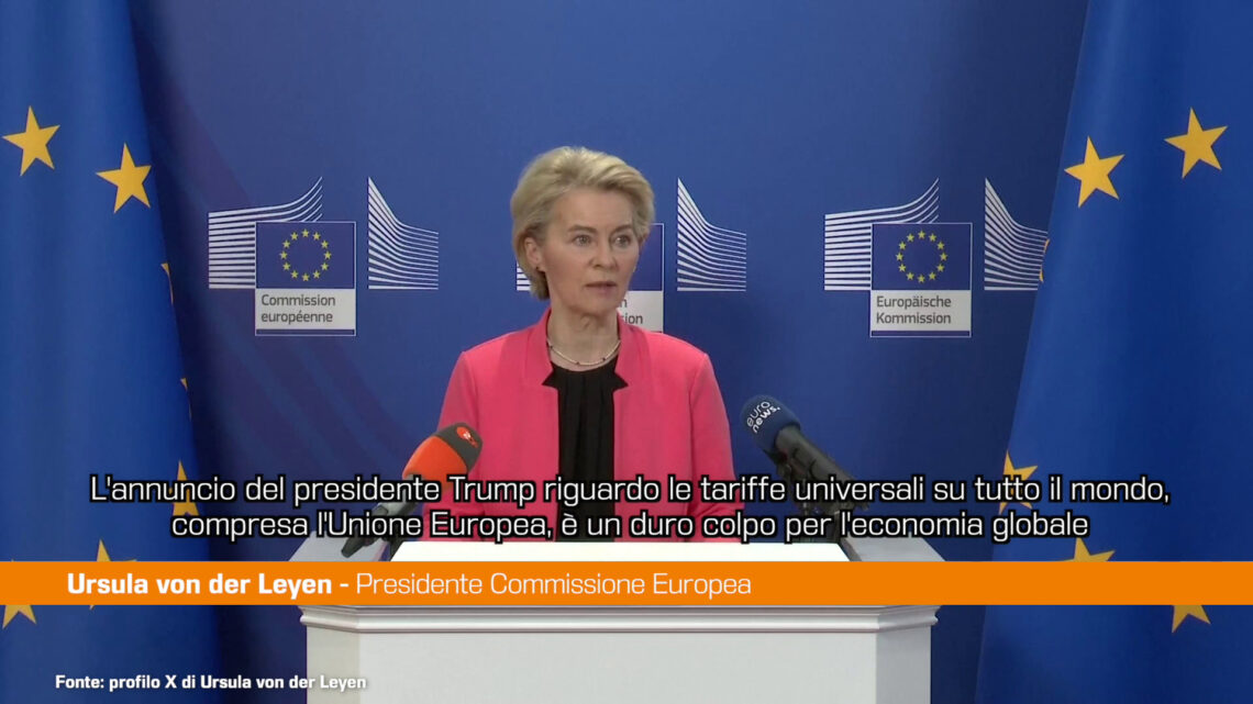 Dazi Usa, Von der Leyen “Pronti a negoziare ma anche a reagire” Dazi Usa, Von der Leyen “Pronti a negoziare ma anche a reagire”