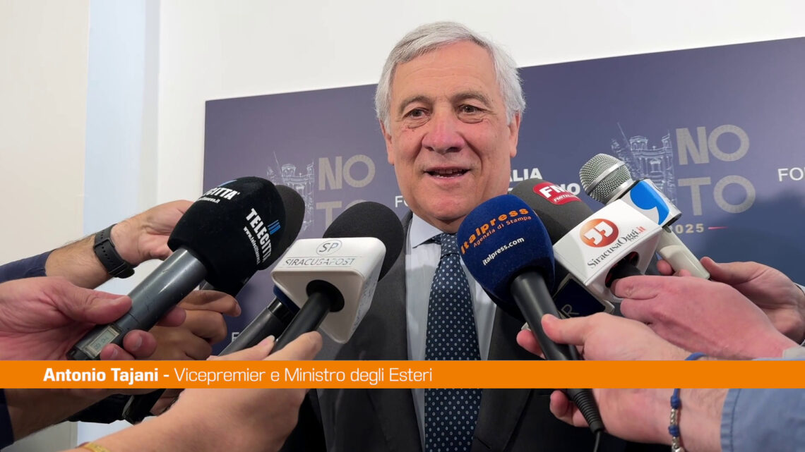 Sicilia, Tajani “Da Fi e Governo sostegno al lavoro di Schifani” Sicilia, Tajani “Da Fi e Governo sostegno al lavoro di Schifani”