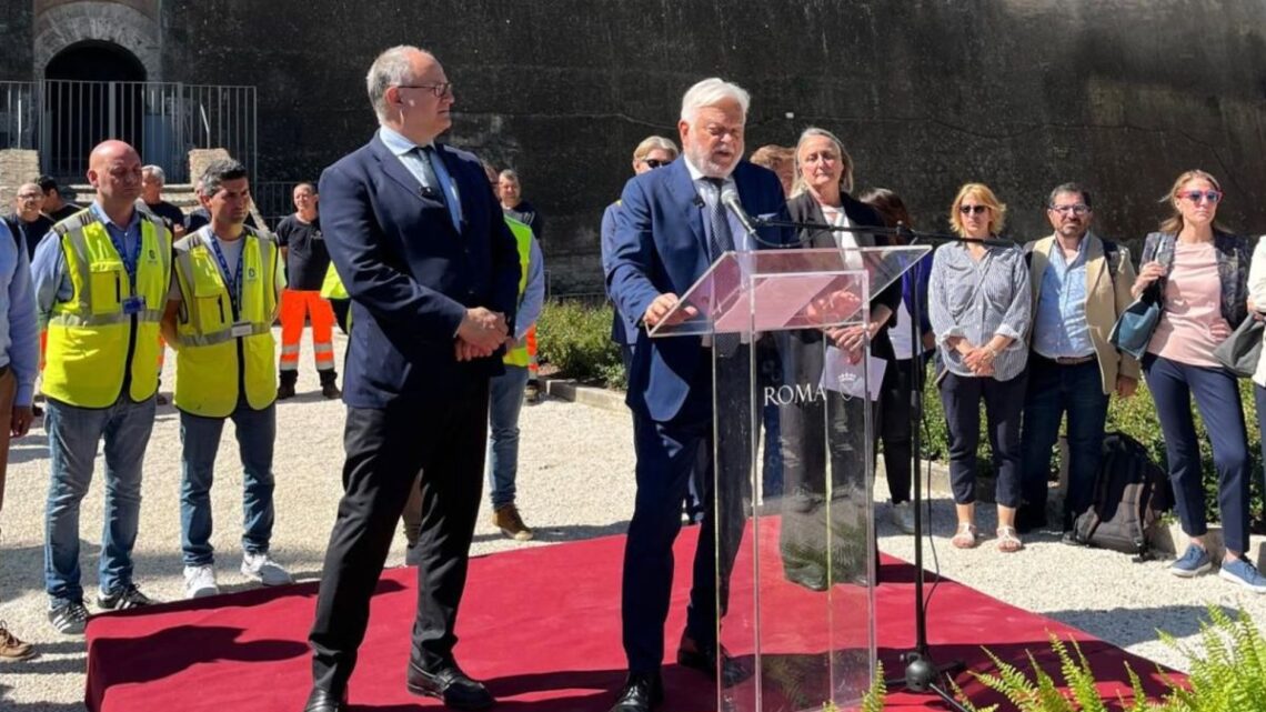 Anas, riqualificato il Fossato di Castel Sant’Angelo a Roma Anas, riqualificato il Fossato di Castel Sant’Angelo a Roma