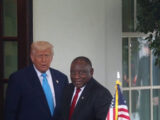 Trump accoglie il presidente del Sudafrica Ramaphosa alla Casa Bianca
