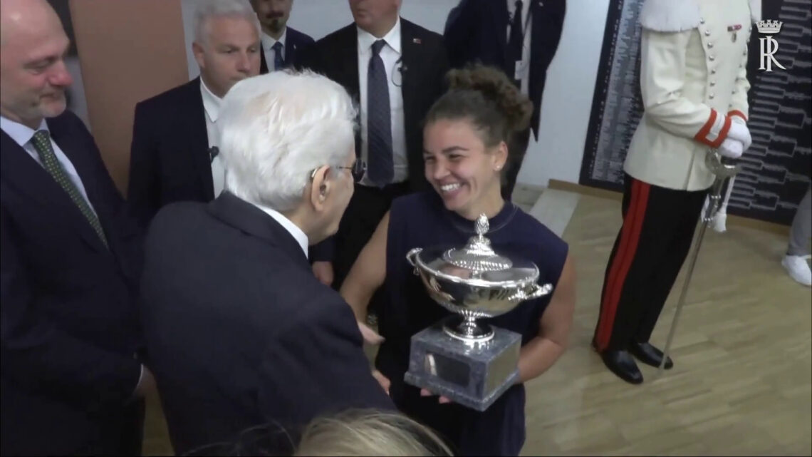 Mattarella assiste al trionfo di Jasmine Paolini agli Internazionali Mattarella assiste al trionfo di Jasmine Paolini agli Internazionali